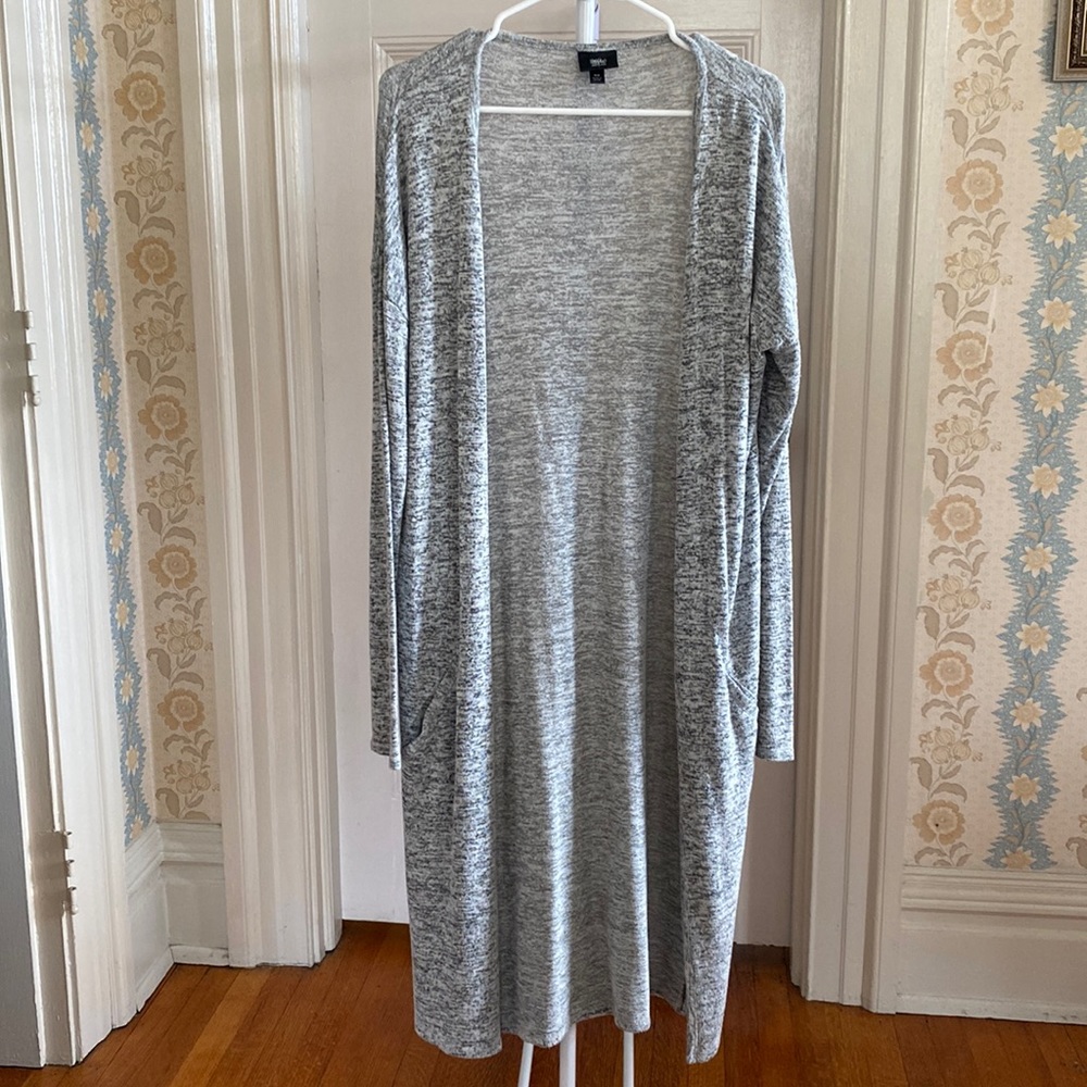 Mossimo Light Weight Side Vents Long Length Cardigan